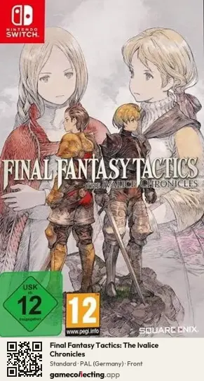 Final Fantasy Tactics: The Ivalice Chronicles Nintendo Switch, Germany box front