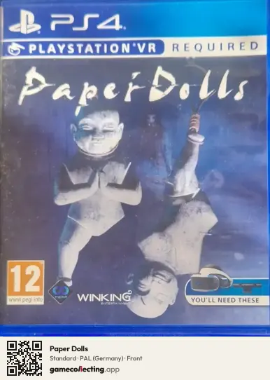 Paper Dolls PlayStation 4, Germany box front