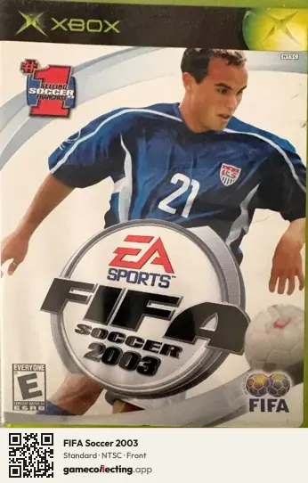 FIFA Soccer 2003 Xbox, NTSC box front