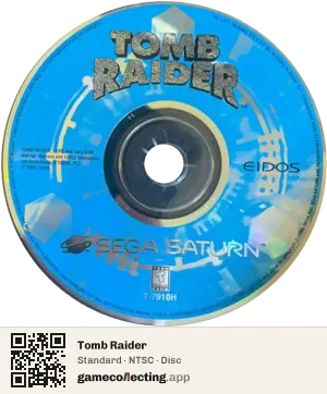Tomb Raider Sega Saturn, NTSC disc