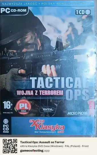 Tactical Ops: Assault on Terror Computer, Poland box front