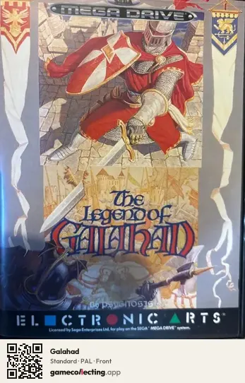 Galahad Sega Mega Drive / Genesis, PAL box front