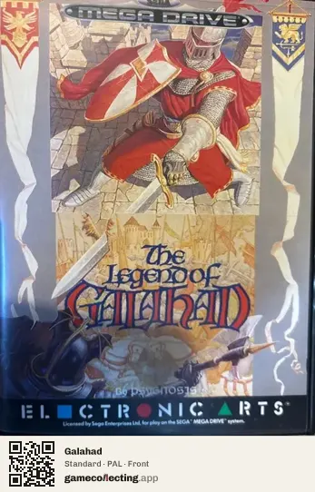 Galahad Sega Mega Drive / Genesis, PAL box front