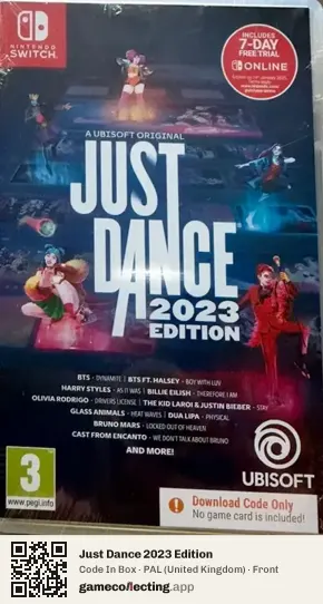 Just Dance 2023 Edition Nintendo Switch, United Kingdom box front