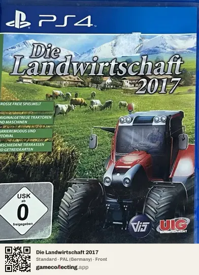 Die Landwirtschaft 2017 PlayStation 4, Germany box front