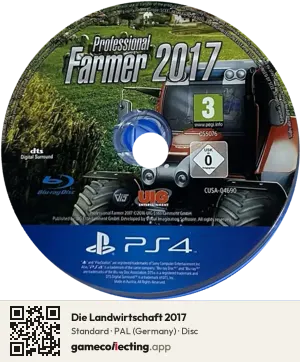 Die Landwirtschaft 2017 PlayStation 4, PAL disc
