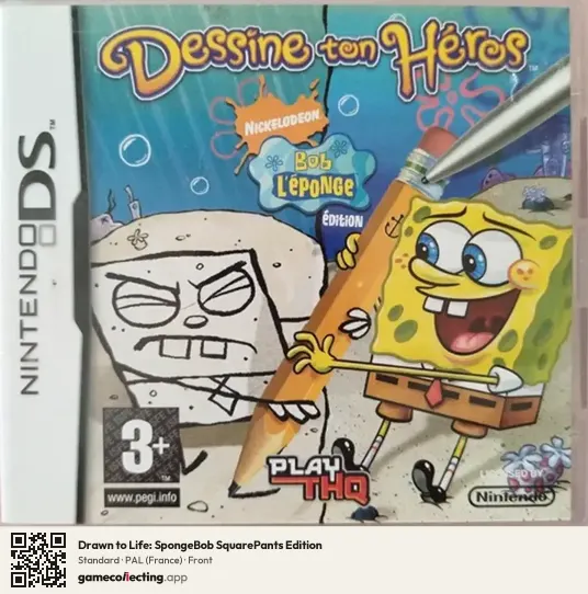 Drawn to Life: SpongeBob SquarePants Edition Nintendo DS, France box front