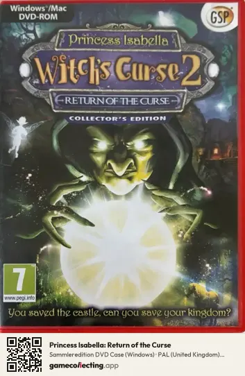 Princess Isabella: Return of the Curse Computer, United Kingdom box front
