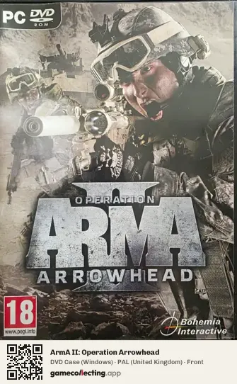 ArmA II: Operation Arrowhead Computer, United Kingdom box front