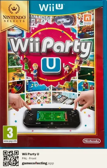 Wii Party U Nintendo Wii U, PAL box front