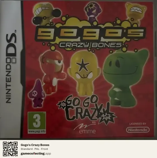Gogo's Crazy Bones Nintendo DS, PAL box front
