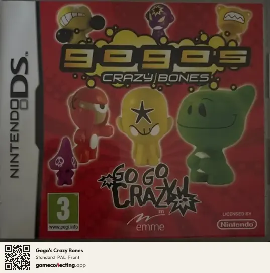 Gogo's Crazy Bones Nintendo DS, PAL box front