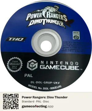 Power Rangers: Dino Thunder Nintendo GameCube, PAL disc