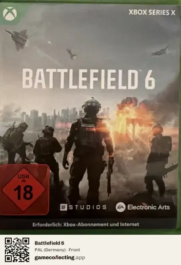Battlefield 6 Xbox Series X, Germany box front