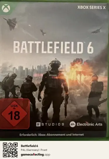 Battlefield 6 Xbox Series X, Germany box front