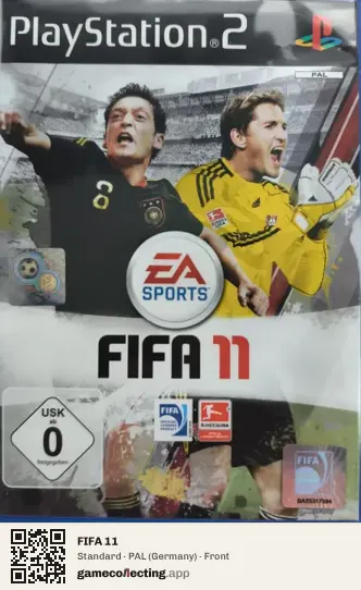 FIFA 11 PlayStation 2, Germany box front