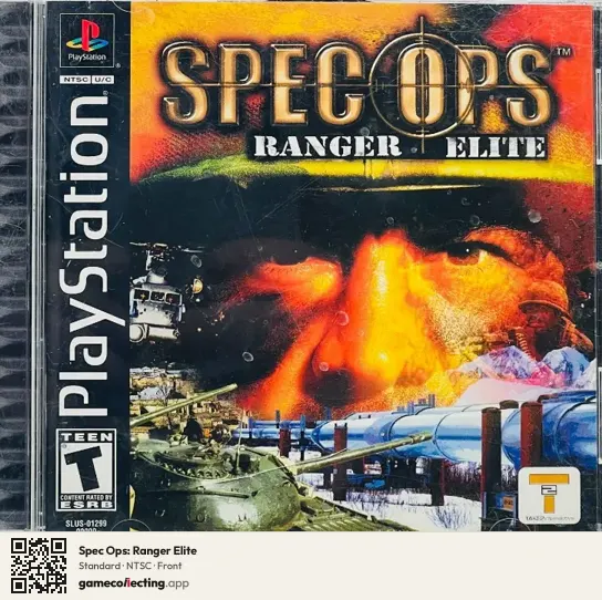 Spec Ops: Ranger Elite PlayStation, NTSC box front
