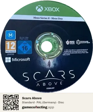Scars Above Xbox Series X, PAL disc
