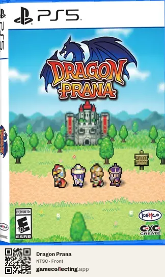 Dragon Prana PlayStation 5, NTSC box front