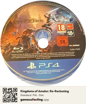 Kingdoms of Amalur: Re-Reckoning PlayStation 4, PAL disc