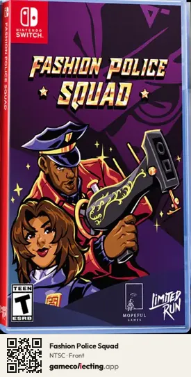 Fashion Police Squad Nintendo Switch, NTSC box front