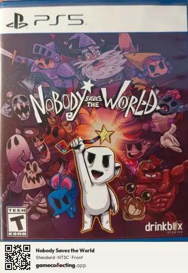 Nobody Saves the World PlayStation 5, NTSC box front