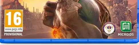 Oddworld: Soulstorm, the PEGI square on its front