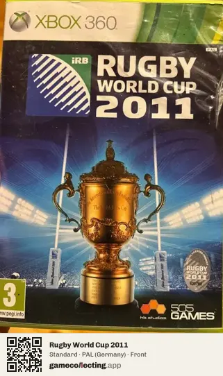 Rugby World Cup 2011 Xbox 360, Germany box front