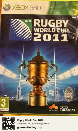 Rugby World Cup 2011 Xbox 360, Germany box front