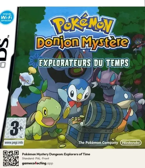 Pokémon Mystery Dungeon: Explorers of Time Nintendo DS, PAL box front