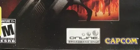 Resident Evil Outbreak, the ESRB box on its front