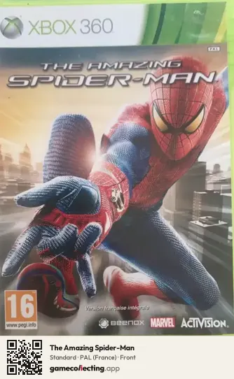 The Amazing Spider-Man Xbox 360, France box front