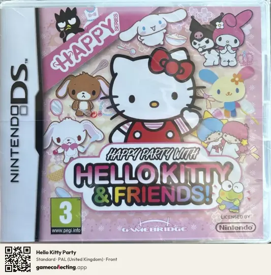 Hello Kitty Party Nintendo DS, United Kingdom box front