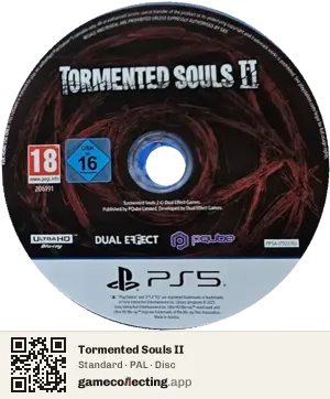 Tormented Souls II PlayStation 5, PAL disc