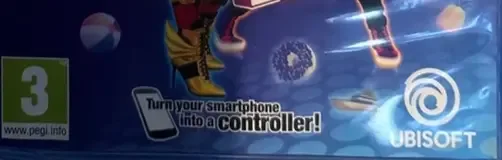 Just Dance 2020, the PEGI square on its front