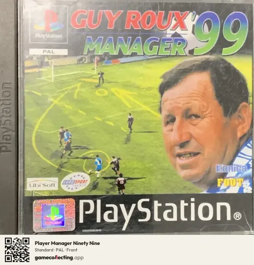 Player Manager Ninety Nine PlayStation, PAL box front