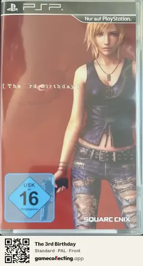 The 3rd Birthday PlayStation Portable, PAL box front
