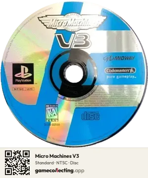 Micro Machines V3 PlayStation, NTSC disc