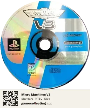 Micro Machines V3 PlayStation, NTSC disc