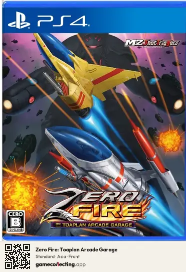 Zero Fire: Toaplan Arcade Garage PlayStation 4, Asia box front