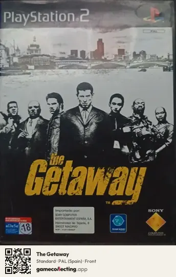 The Getaway PlayStation 2, Spain box front