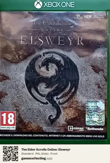 The Elder Scrolls Online: Elsweyr Xbox One, Italy box front