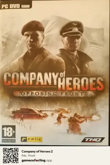 Company of Heroes 2 Computer, PAL box front
