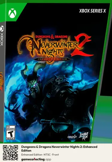 Dungeons & Dragons Neverwinter Nights 2: Enhanced Edition Xbox Series X, NTSC box front