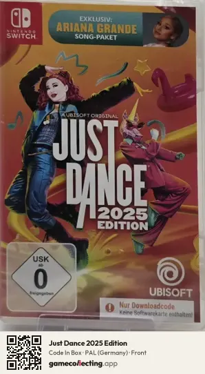 Just Dance 2025 Edition Nintendo Switch, Germany box front
