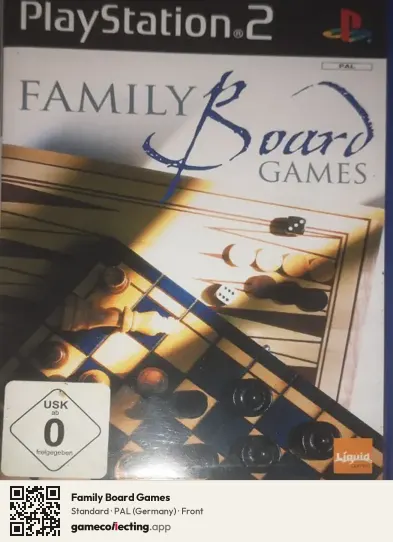 Family Board Games PlayStation 2, Germany box front