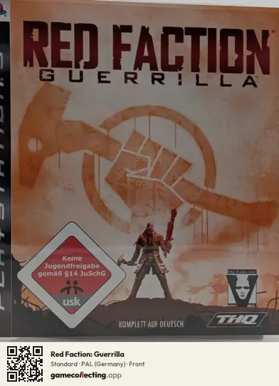 Red Faction: Guerrilla PlayStation 3, Germany box front