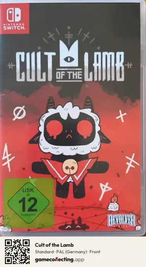 Cult of the Lamb Nintendo Switch, Germany box front