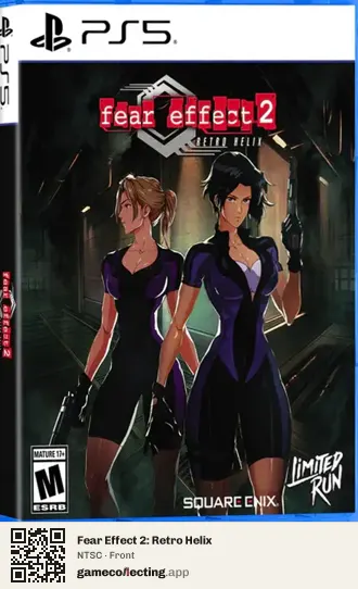 Fear Effect 2: Retro Helix PlayStation 5, NTSC box front