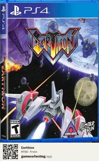 Earthion PlayStation 4, NTSC box front